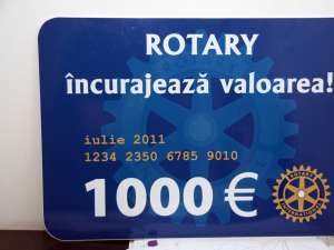 Premiu de 1.000 de euro din partea Clubului Rotary