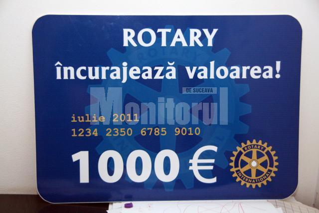Premiu de 1.000 de euro din partea Clubului Rotary