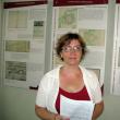 Dr. Monica Dejan prezentând expoziţia