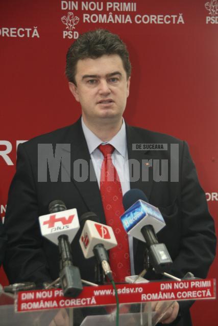 Preşedintele Organizaţiei Judeţene a PSD, deputatul Cătălin Nechifor