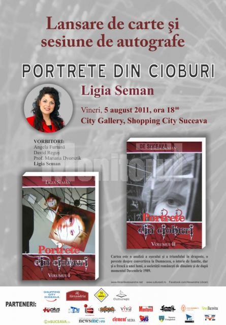 „Portrete din cioburi”, lansare de carte, la City Gallery