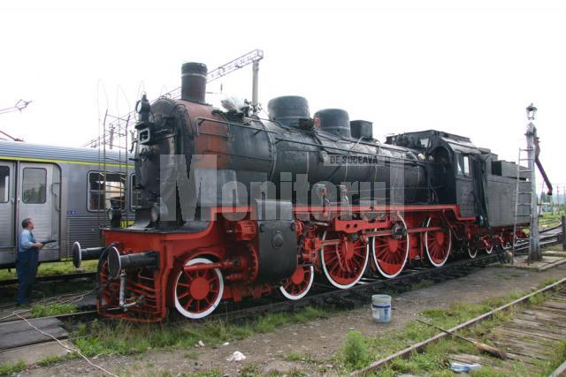 Locomotiva trenului de epocă