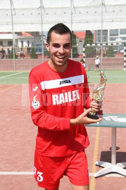 Sorin Nicoară de la Railex a primit titlul de golgeter şi cel mai bun jucător al competiţiei