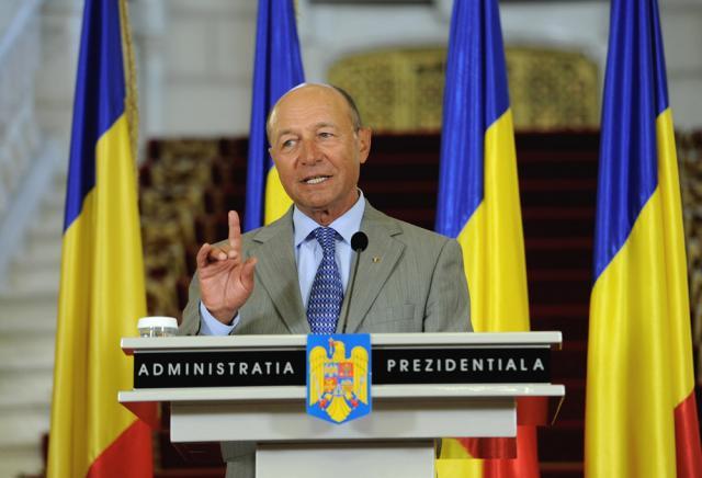 Preşedintele Traian Băsescu. Foto:  Sorin LUPSA