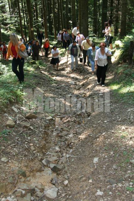 Şefii de instituţii au parcurs pe jos un traseu de 4 kilometri