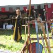 Toboşari, stegari, cascadori, trubaduri şi jongleri, în Cetatea Sucevei