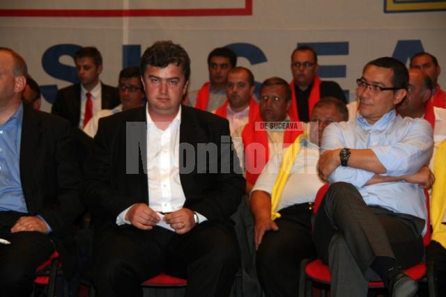 Preşedintele PSD Suceava, Cătălin Nechifor şi Preşedintele PSD, Victor Ponta