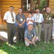 Primarul Nicolae Baltag şi câţiva dintre artiştii participanţi la tabăra de la Vama