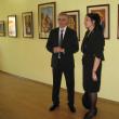 Consulul General al Ucrainei la Suceava Vasyl Boiechko şi Nadia Boiechko, la vernisaj