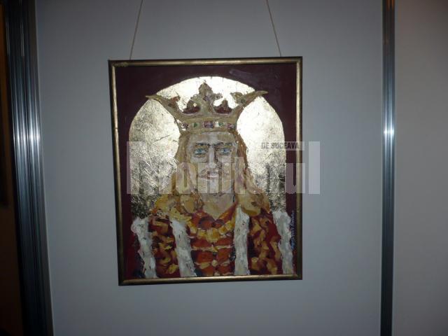 Ştefan cel Mare - pictură de Anghel Vasile Siminiuc