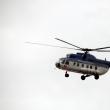La exerciţiul de ieri a fost adus de la Iaşi şi un elicopter pentru preluarea victimelor