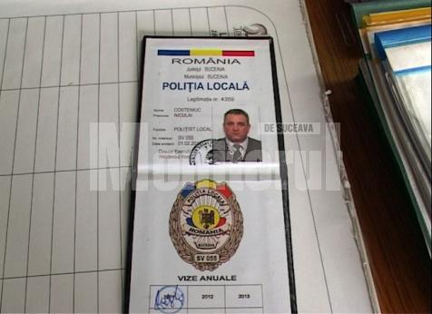 Niculai Costeniuc era angajat la Politia Locala din septembrie 2006