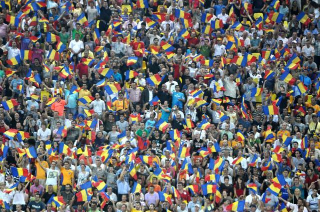 50.000 de spectatori la meciul  Romania – Franţa. Foto: MediaFax