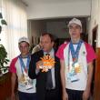 Gheorghe Flutur a primit o mascotă a ediţiei de anul acesta a Jocurilor Olimpice Speciale (Special Olympics)