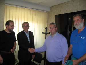 Primarul Ion Lungu, împreuna cu preşedintele companiei Arena, s-au pus de acord asupra reabilitării Curţii Domneşti