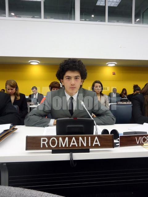 Bogdan Baciu, delegat de tineret al României la ONU