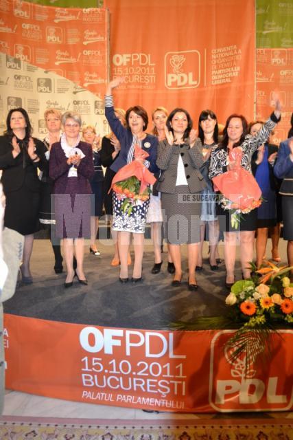 Lidera femeilor democrat-liberale sucevene, Cătălina Culipei, a fost aleasă în funcţia de vicepreşedinte al Organizaţiei de Femei a PDL