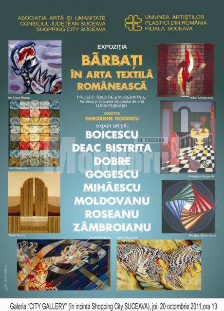 Expoziţie de tapiserie „Bărbaţi în arta textilă românească”