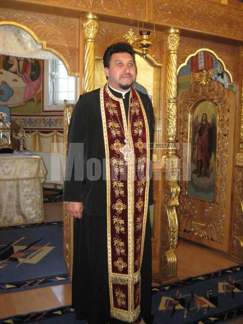 Părintele paroh Corneliu Constantin Luca, din Valea Putnei