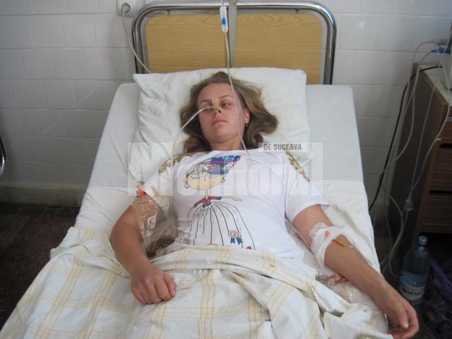 Ieri după-amiază, Eleonora Vlad Cobiliţă încă se afla sub influenţa tratamentului post operatoriu, în spitalul rădăuţean