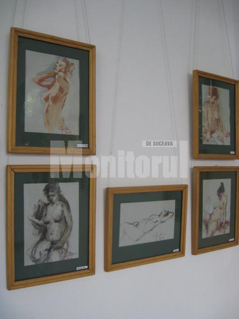 Nuduri din expoziţia artistului plastic Anton Costîn
