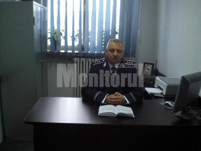 Gheorghe Lemnariu, noul şef al Poliţiei Siret