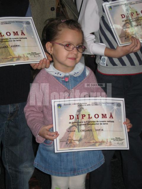 Sofia Chilariu - 4 ani, debut expoziţional