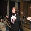 Sofia Vicoveanca mulţumind pentru acordarea Premiului Omul Anului 2010
