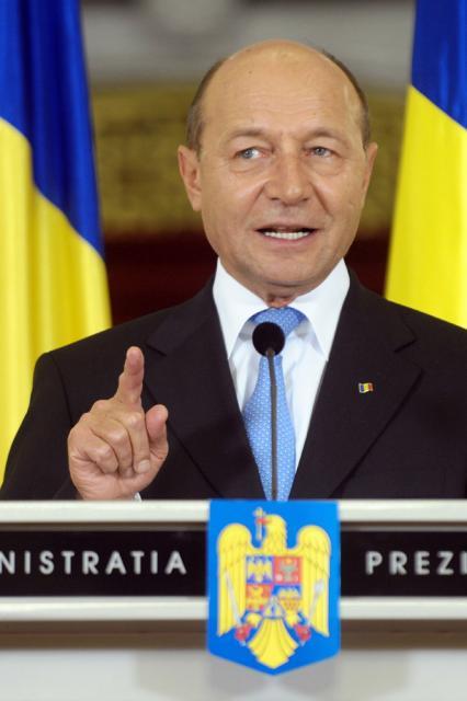 Preşedintele Traian Băsescu. Foto: Sorin LUPSA