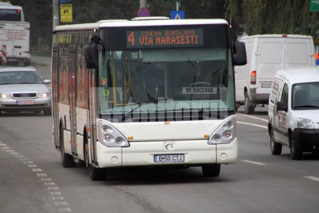 Transportul public local va fi asigurat în municipiul Suceava în toate zilele de Crăciun, dar după un program special