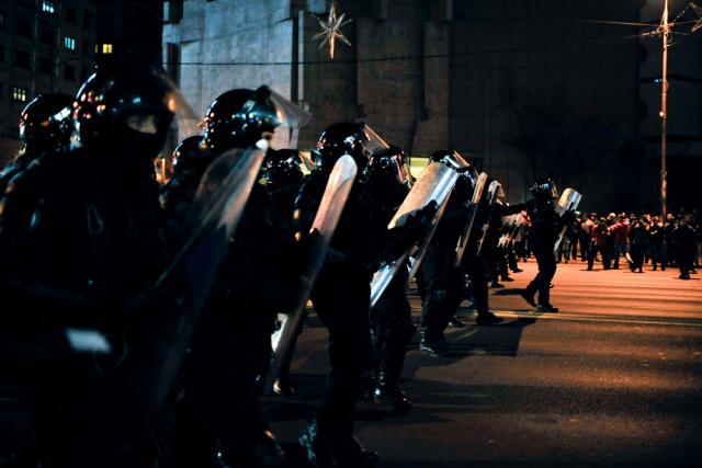 Acţiunile de protest au avut loc în mai multe oraşe din ţară şi în Capitală. Foto: MEDIAFAX
