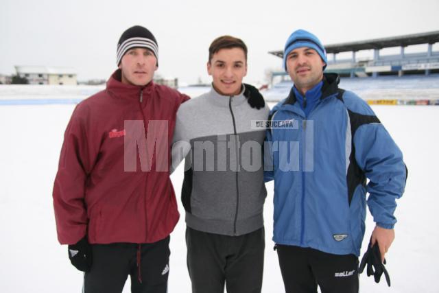 Claudiu Velescu, Sascha Marinkovic şi Mircea Negru sunt trei dintre cele patru achiziţii ale Rapidului din intersezon