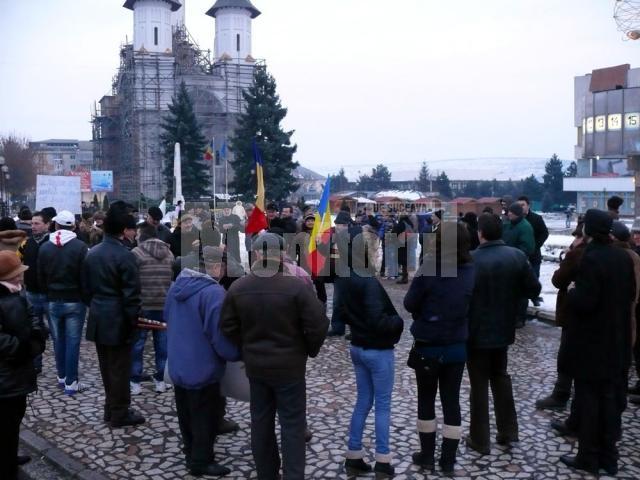 De Ziua Unirii, proteste la Fălticeni