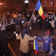 După ce şi-au strigat ofurile, protestatarii suceveni s-au prins în Hora Unirii