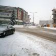 Utilajele de deszăpezire au fost prezente pe toate străzile din zona centrală a municipiului Fălticeni