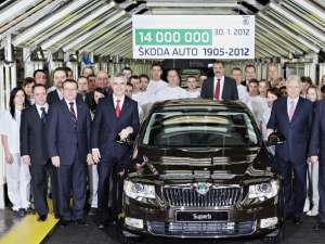 Skoda a fabricat 14 milioane de autovehicule