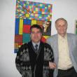 Poetul şi criticul de artă George A. Stroia şi Constantin Severin