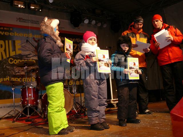 Premierea celor mai buni schiori de la concursurile organizate pe pârtia Veveriţa