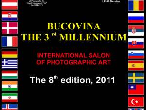 Salonul foto Bucovina Mileniul III