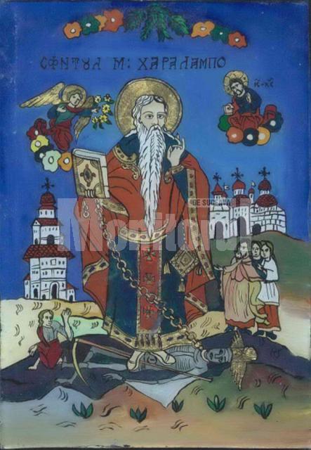 Sfântul Haralambie a primit de la Dumnezeu pu¬tere asupra morţii şi a bolilor cele rele