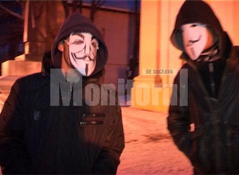 Aproximativ 70 de tineri au manifestat împotriva cenzurii pe internet