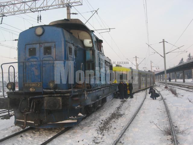 Două trenuri anulate pe ruta Suceava în perioada 16-19 februarie