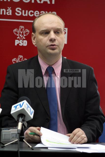 Preşedintele Organizaţiei Municipale Suceava a PSD, Ovidiu Donţu