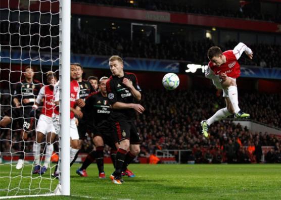 Arsenal a fost pe punctul de a produce o mare surpriză în faţa „diavolului” milanez