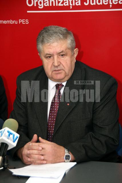 Vicepreşedintele PSD Suceava, senatorul Gavril Mîrza