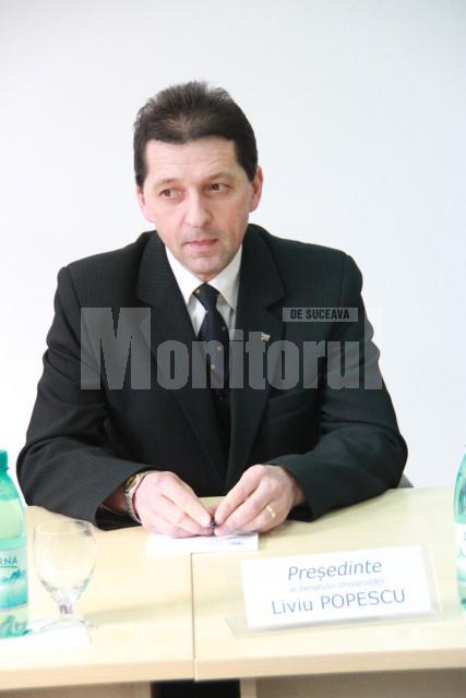 Liviu Popescu, preşedintele Senatului USV