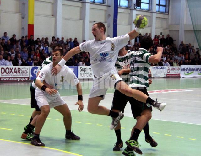 Răzvan Gavriloia a reuşit şapte goluri pentru Universitatea