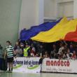 Sucevenii au fluturat la începutul meciului un steag imens al României