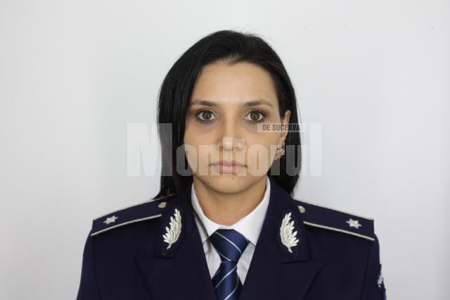 Şefa Biroului Control Intern din cadrul IPJ Suceava, Loredana Niţulescu, a fost avansată în gradul de subcomisar
