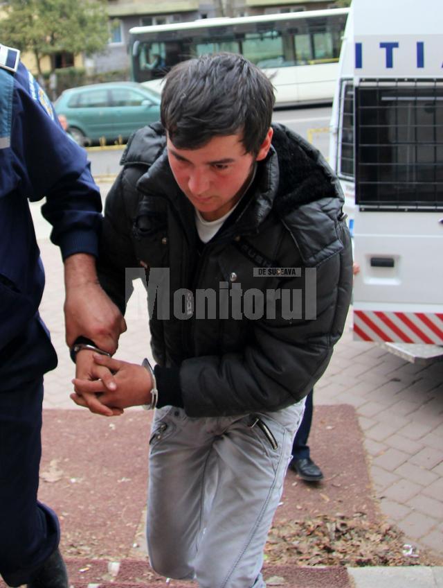Cătălin Boiciuc, în vârstă de 17 ani, a fost arestat preventiv, ieri după-amiază